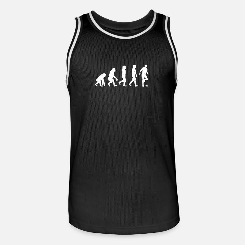 Mankind Evolution Soccer - Evolution Football - Maillot de basket Homme - noir/blanc