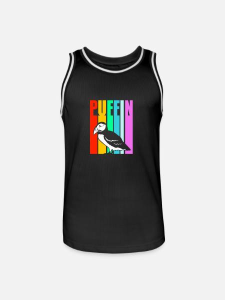 Papageientaucher Puffin - Men's Basketball Jersey - black/white