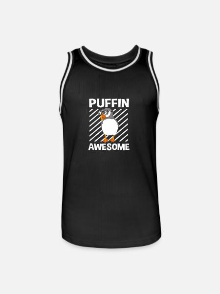 Papageientaucher Puffin - Men's Basketball Jersey - black/white