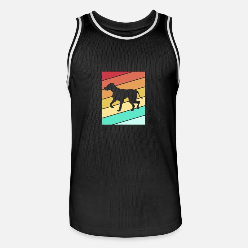 Rhodesian Ridgeback - Männer Basketball-Trikot - Schwarz/Weiß