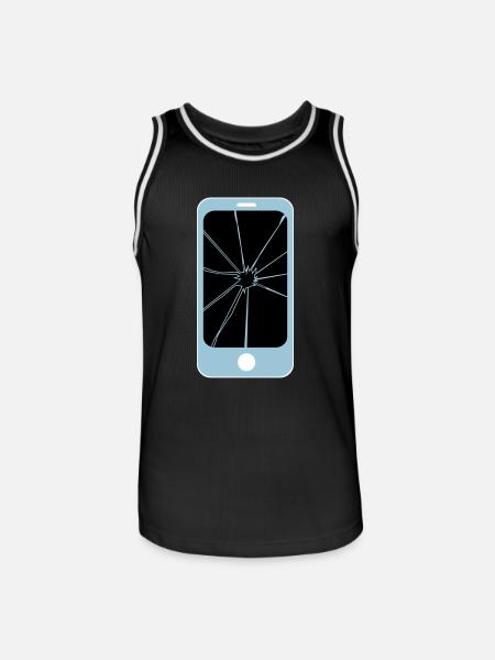 spider app - Men's Basketball Jersey - black/white