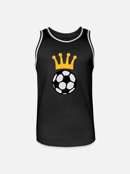 KING FOOTBALL - Men's Basketball Jersey - black/white