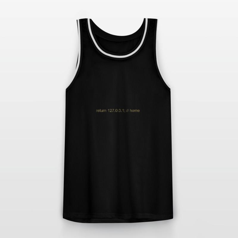 Programmer Nerd IT Joke Developer Home Men's Basketball Jersey