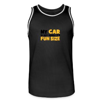 Auto - Männer Basketball-Trikot - Schwarz/Weiß - Vorne - AI Model Male 185 dark (185cm)