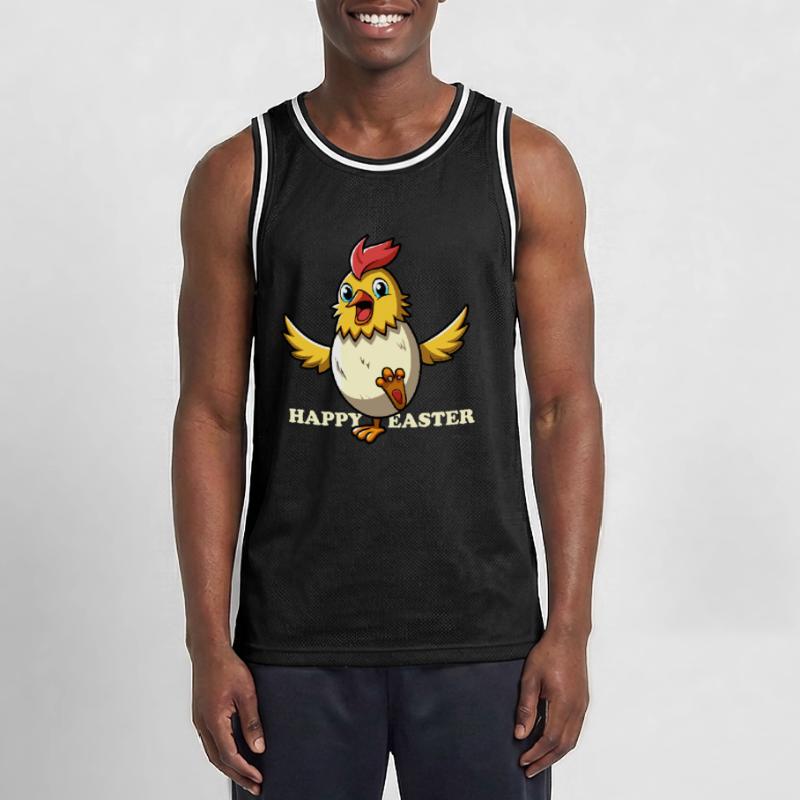 Happy Easter - Easter Chicken - Easter Egg - Gift Men's Basketball Jersey