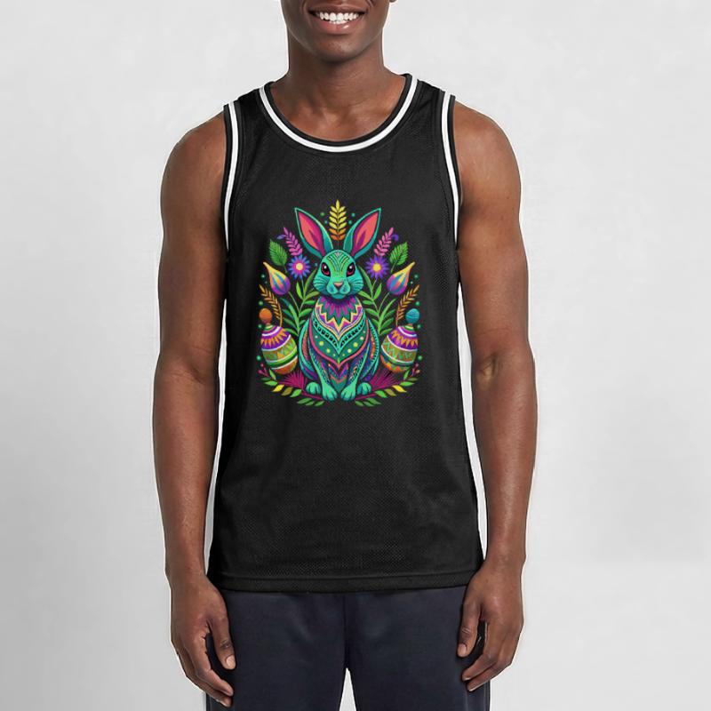 Happy Easter - Easter Bunny - Easter Egg - Gift Men's Basketball Jersey