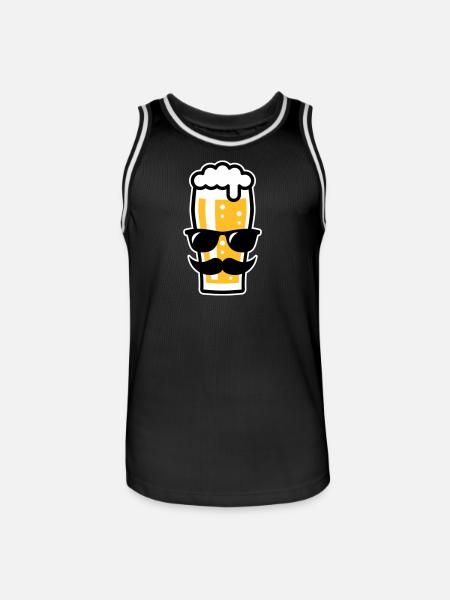 Sunglasses Summer (Three Colours) - Men's Basketball Jersey - black/white