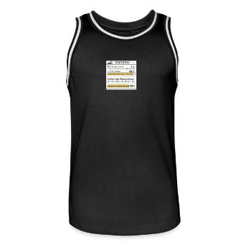 Kein Besserwisser Spruch - Männer Basketball-Trikot - Schwarz/Weiß - Vorne - AI Model Male 185 dark (185cm)