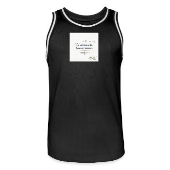 Designer Azzo  - Männer Basketball-Trikot - Schwarz/Weiß - Vorne - AI Model Male 185 dark (185cm)