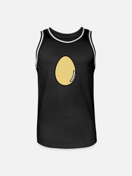 œuf - Maillot de basket Homme - noir/blanc