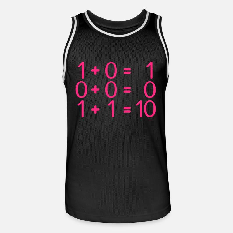 Computer science rules programmers - Men's Basketball Jersey - black/white