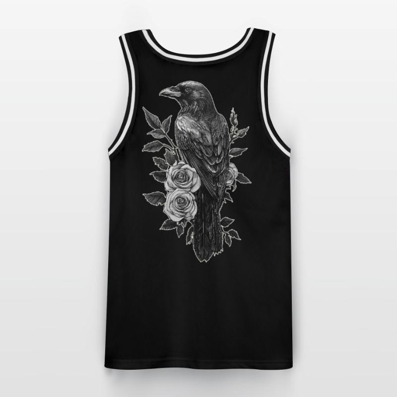 Corbeau Maillot de basket Homme