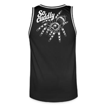 Amour des Tarentules - Maillot de basket Homme - noir/blanc - Dos - AI Model Male 185 dark (185cm)