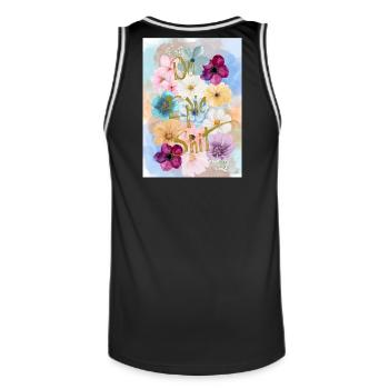 Do Epic Shit - Männer Basketball-Trikot - Schwarz/Weiß - Hinten - AI Model Male 185 dark (185cm)