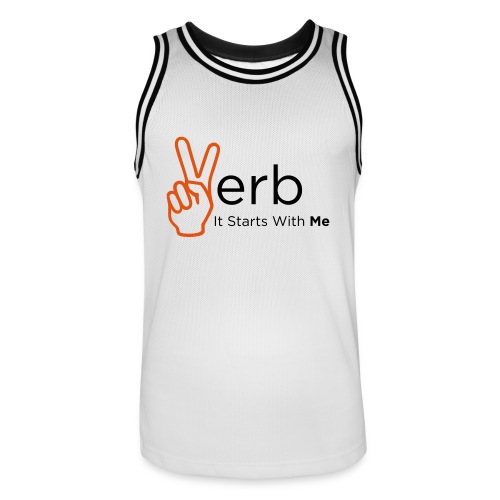 Peace As A Verb .Me - Men's Basketball Jersey