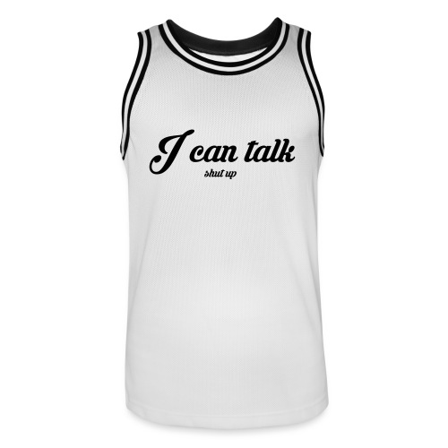 I can Talk - Men's Basketball Jersey