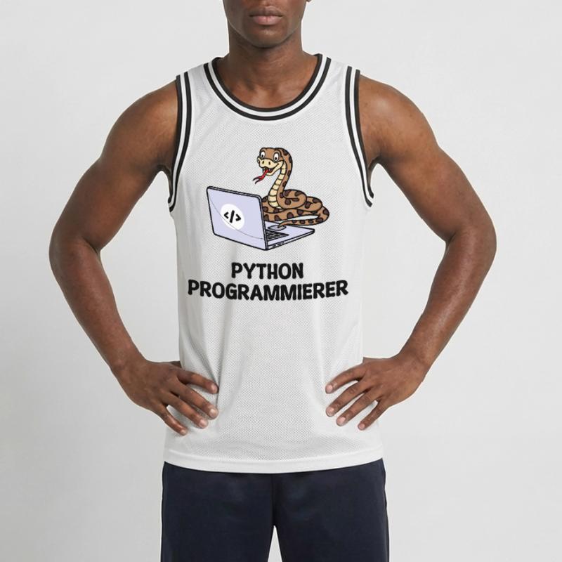 Programmer Computer Code Developer Statement Men's Basketball Jersey