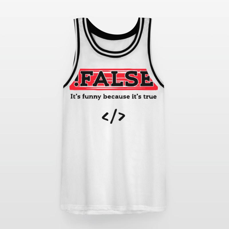 Code Debug Programmierer Developer Lustige Sprüche Männer Basketball-Trikot