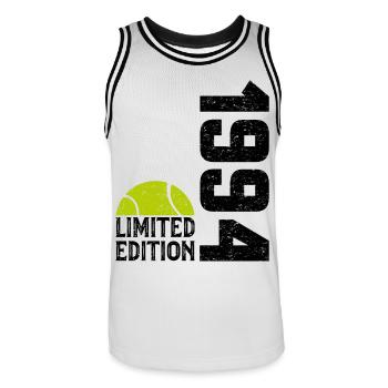 30e Anniversaire 1994 Édition Limitée Tennis - Maillot de basket Homme - blanc/noir - Devant - AI Model Male 185 dark (185cm)