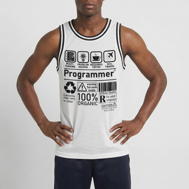 Programmer multi tasking problem solving requires Männer Basketball-Trikot