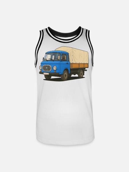 Plateau Est - Maillot de basket Homme - blanc/noir