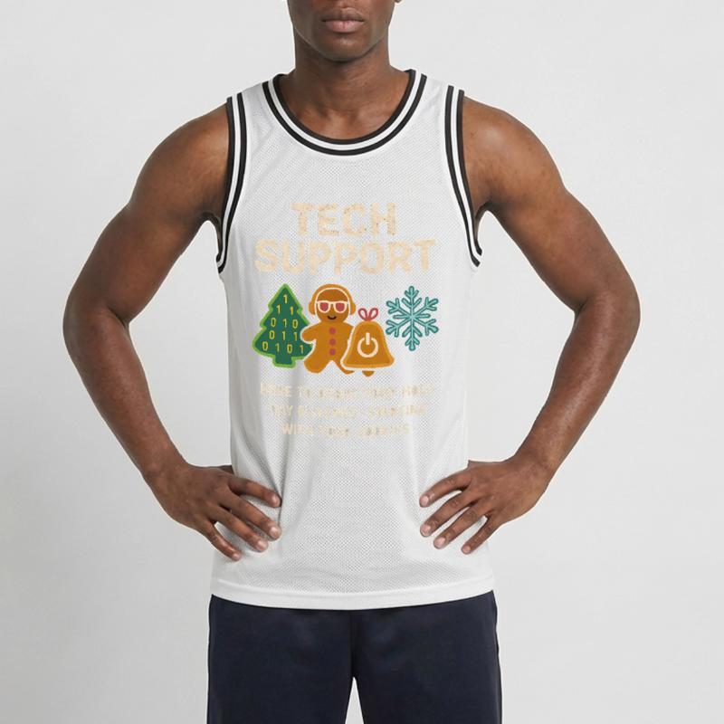Admin Weihnachtsgeschenk IT Support Debugging Männer Basketball-Trikot