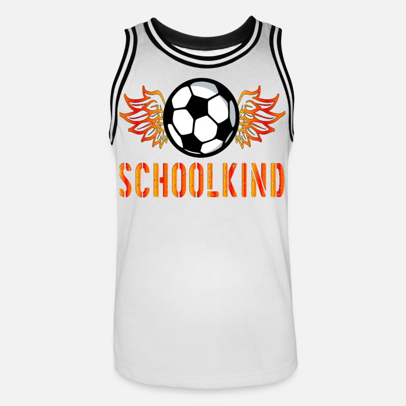 Soccer Schookind - Men's Basketball Jersey - white/black