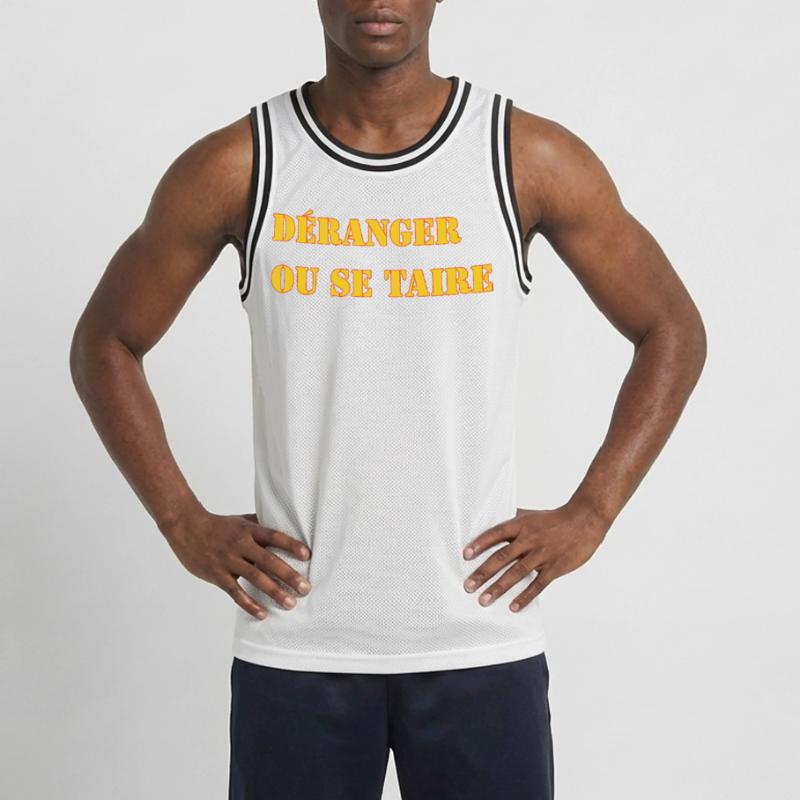 STÖREN ODER SCHWEIGEN. Männer Basketball-Trikot