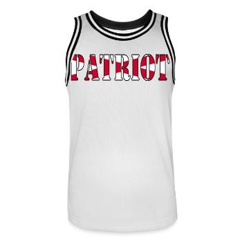 Northern Ireland Patriot - Men's Basketball Jersey - white/black - Front - AI Model Male 185 dark (185cm)