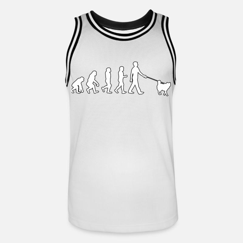 Husky Evolution - Men's Basketball Jersey - white/black
