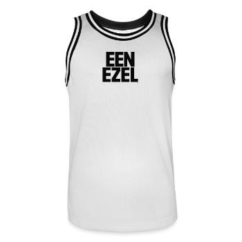 Ein Esel - Männer Basketball-Trikot - Weiß/Schwarz - Vorne - AI Model Male 185 dark (185cm)
