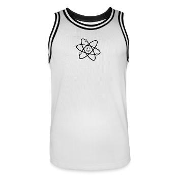 Football Atom Energy Loisirs Sport Jeu Cadeau - Maillot de basket Homme - blanc/noir - Devant - AI Model Male 185 dark (185cm)