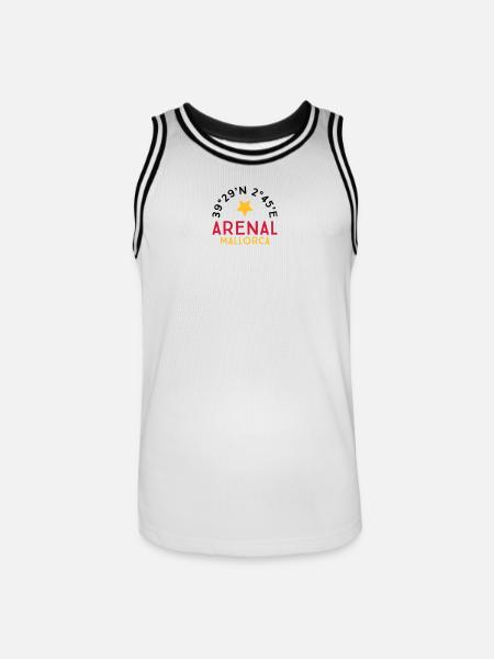 Arenal Mallorca - Maillot de basket Homme - blanc/noir