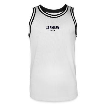 SELLIN Allemagne - Maillot de basket Homme - blanc/noir - Devant - AI Model Male 185 dark (185cm)