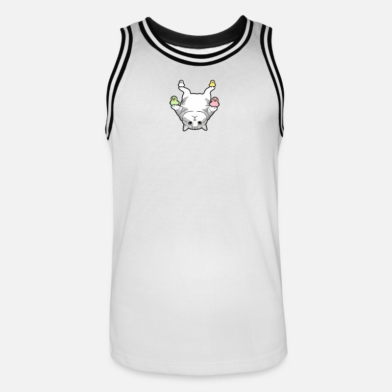 Circus Chatatouille - Men's Basketball Jersey - white/black