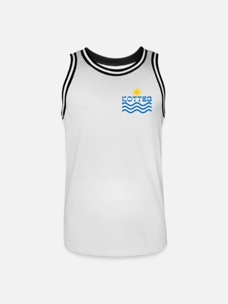 Kottes Sun Waves - Men's Basketball Jersey - white/black