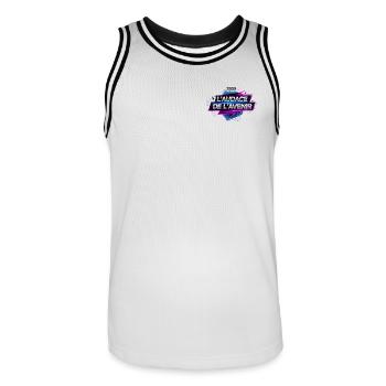 L'Audace de l'Avenir 2025 - Maillot de basket Homme - blanc/noir - Devant - AI Model Male 185 dark (185cm)