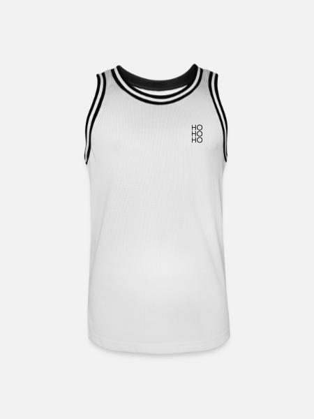 Hohoho - Men's Basketball Jersey - white/black
