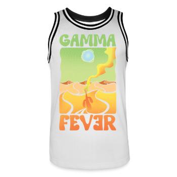 Gamma Fever - Maillot de basket Homme - blanc/noir - Devant - AI Model Male 185 dark (185cm)