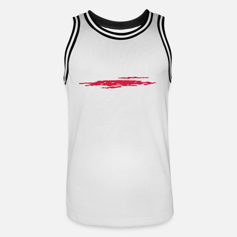 Scratch - Men's Basketball Jersey - white/black