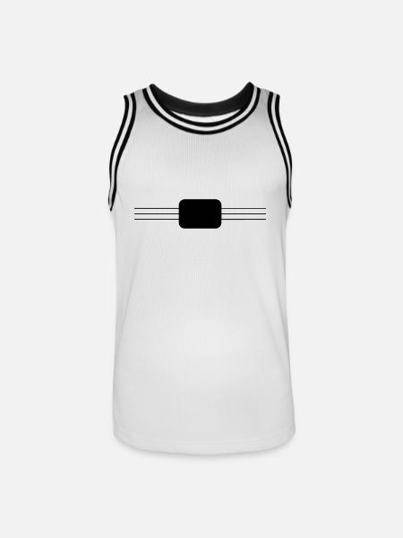 Customize it ! / Anpassen / Personnaliser - Men's Basketball Jersey - white/black