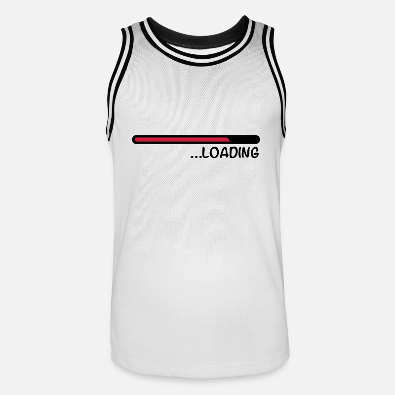 loading_cc2 - Maillot de basket Homme - blanc/noir