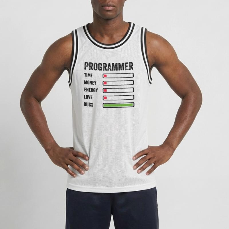 développeur humour programmeur codeur code Maillot de basket Homme