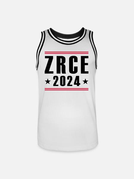 Zrce 2024 - Men's Basketball Jersey - white/black
