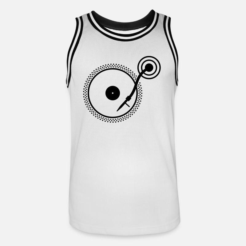 Turn Table - Men's Basketball Jersey - white/black