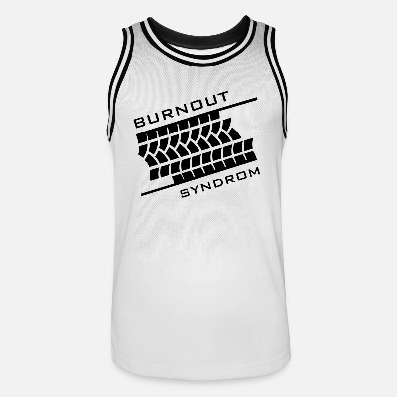 designer de voitures - Maillot de basket Homme - blanc/noir