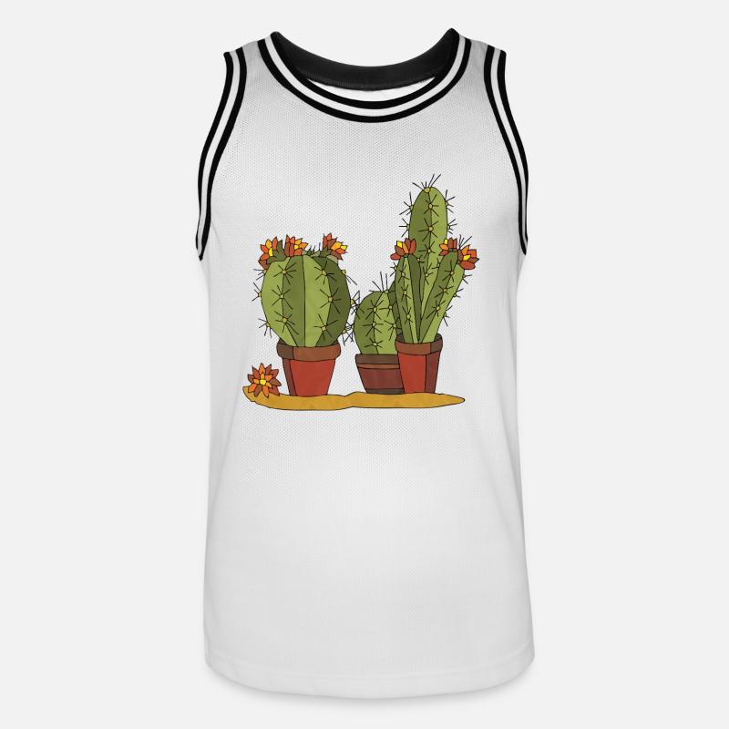 Flowers - Men's Basketball Jersey - white/black
