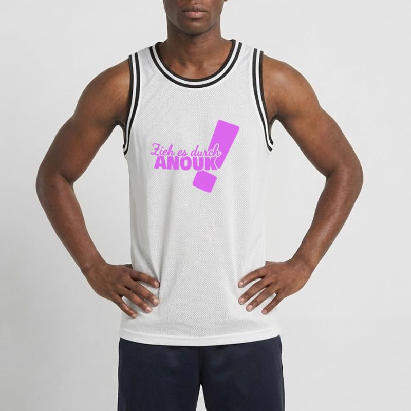 Anouk as a given name Men's Basketball Jersey