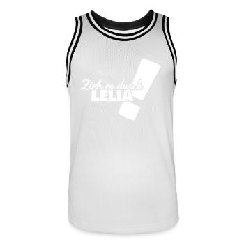 Lélia - Maillot de basket Homme - blanc/noir - Devant - AI Model Male 185 dark (185cm)