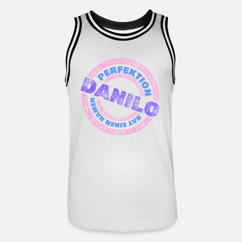 Danilo Danilo - Maillot de basket Homme - blanc/noir